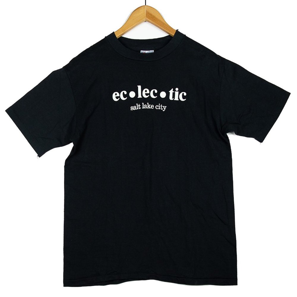 Vintage Single Stitch Eclectic SLC Black Tee